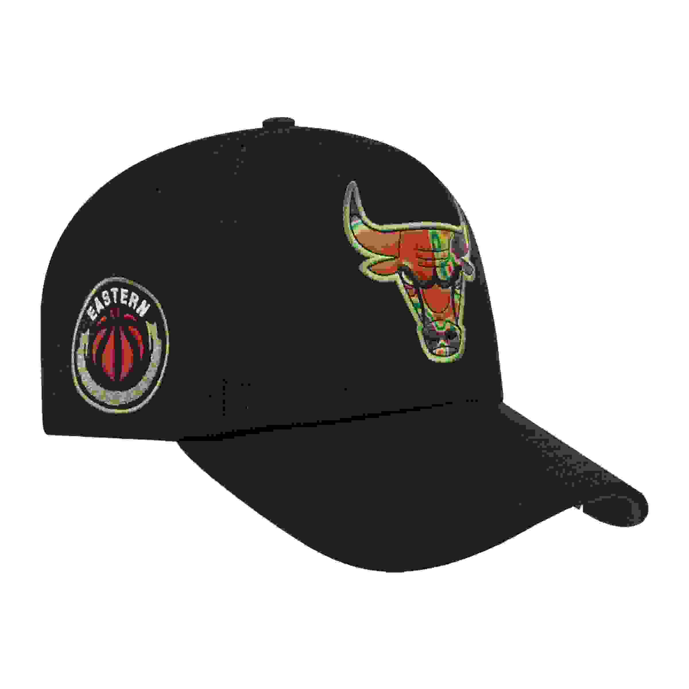 Pro Standard Chicago Bulls Heat Map Black Snapback Hat